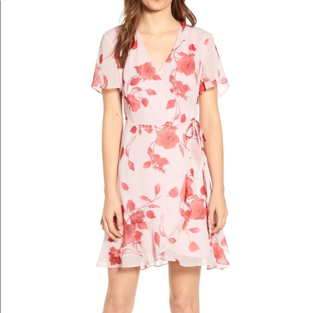 Floral Wrap Dress